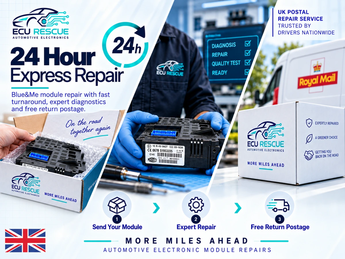 ECU Rescue 24 hour Blue&Me express repair service