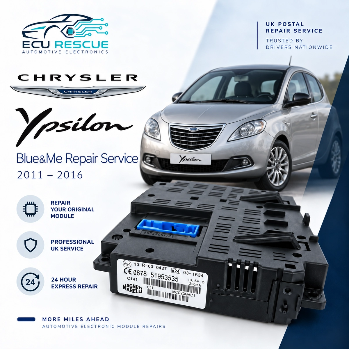Chrysler Ypsilon Blue&Me Repair