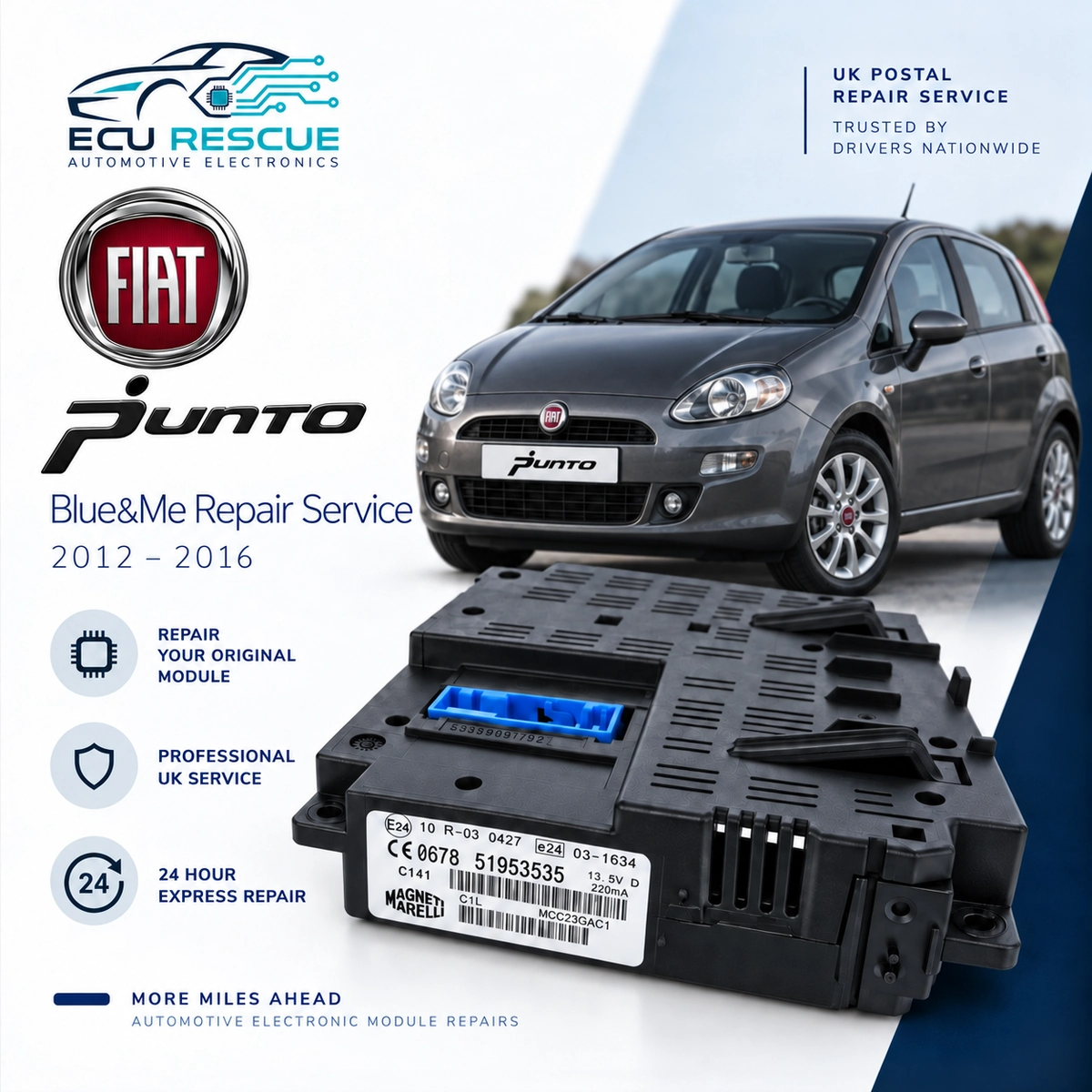 Fiat Punto Blue&Me Repair