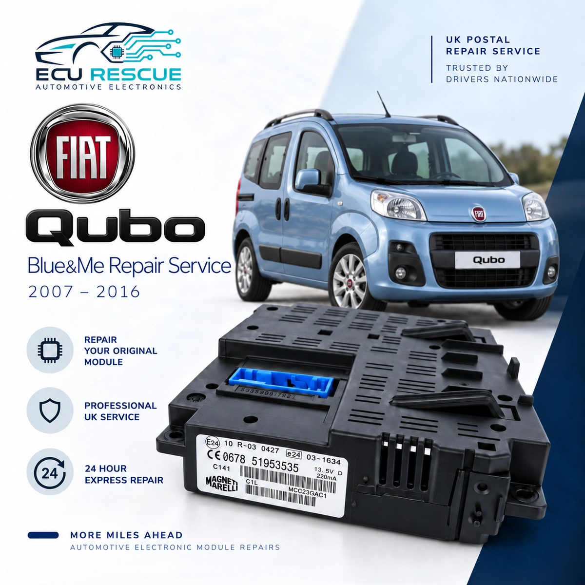 Fiat Qubo Blue&Me Repair