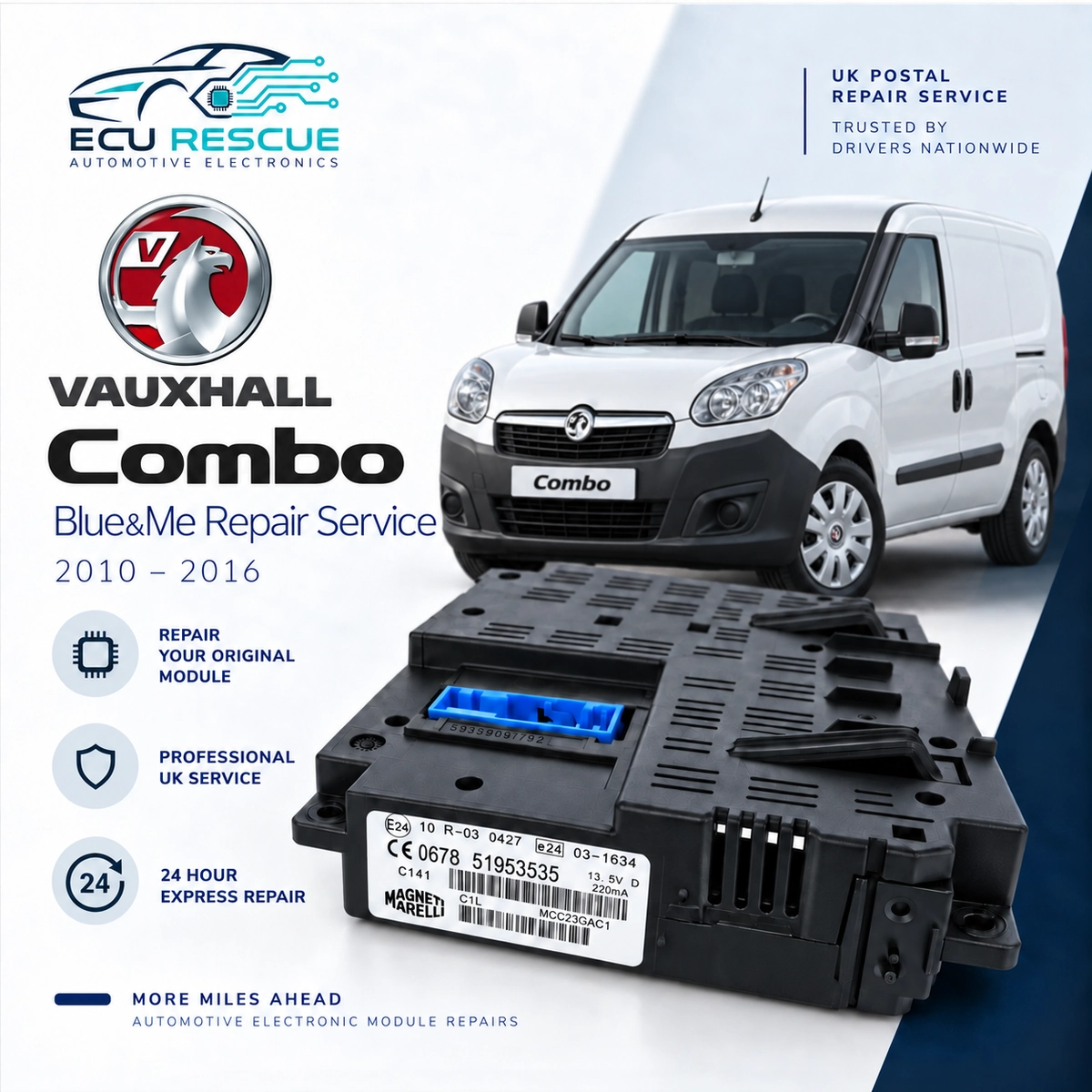 Vauxhall Combo Blue&Me Repair